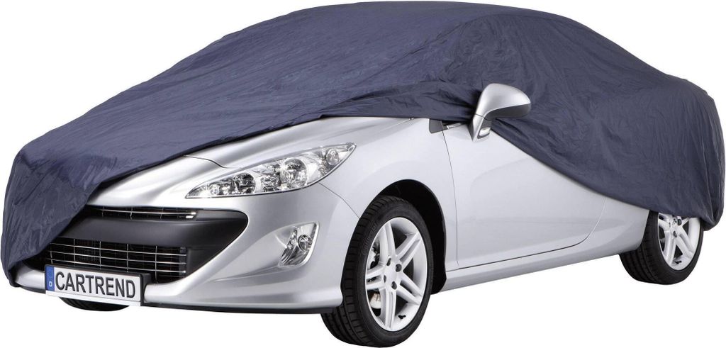 CARTREND Vollgarage S (431x194x149cm) blau Produktbild 