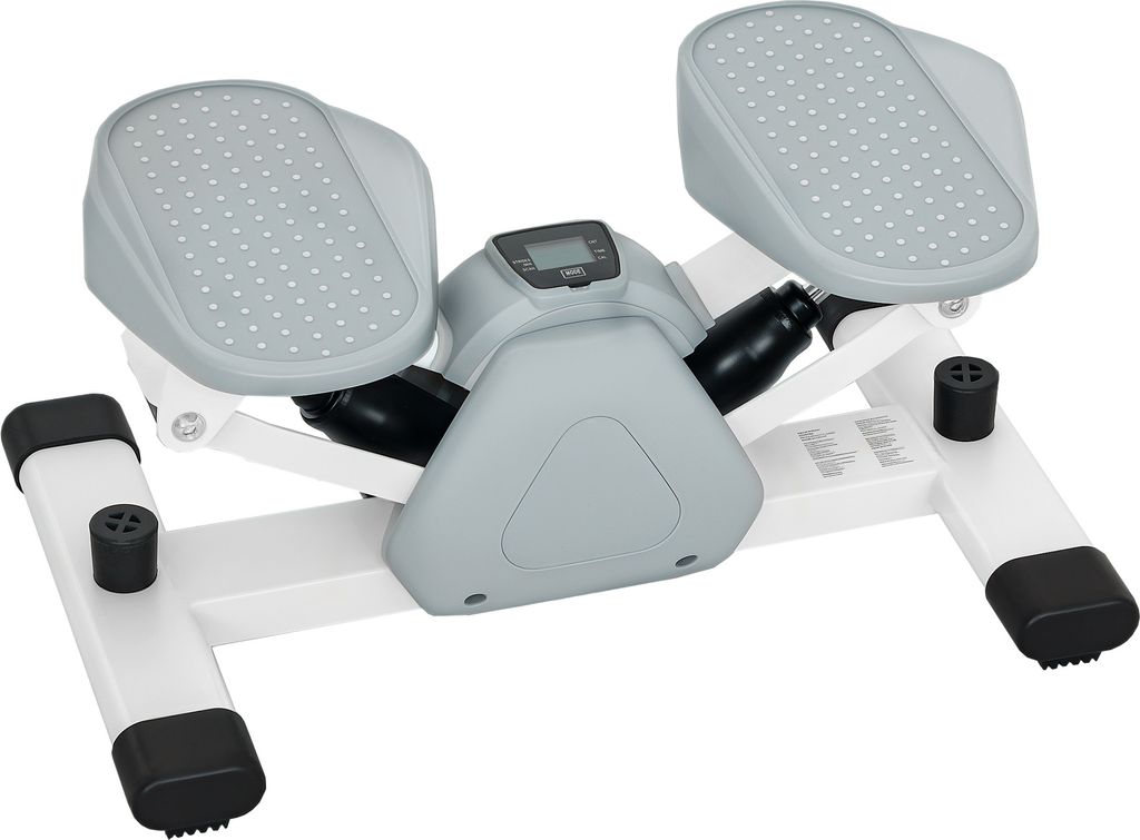 SPORTNOW Mini-Stepper für Zuhause mit LCD-Display, Up-Down Stepper mit Rutschfesten Pedale, Grau