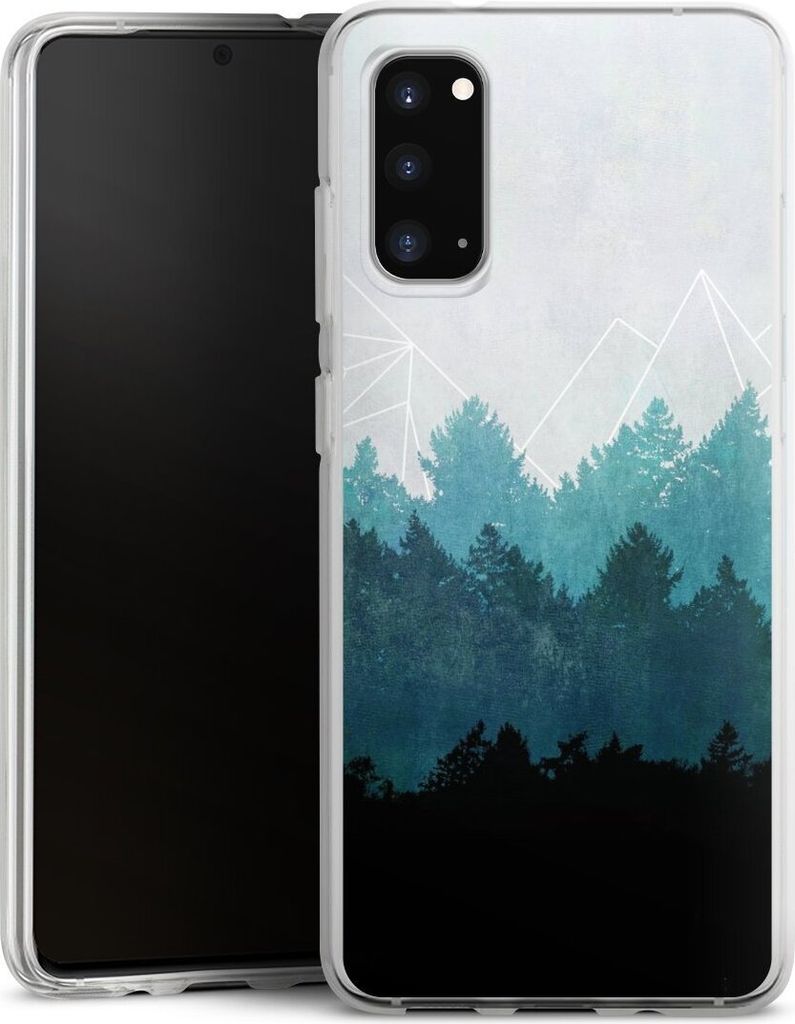 DeinDesign Handyhülle für Samsung Galaxy S20 Silikon Hülle Case Smartphone Schutzhülle Abstrakt Baum Wald