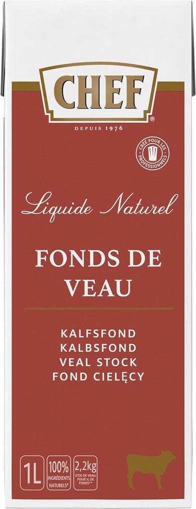 CHEF Signature Kalbsfond perfekt für Suppen und Saucen Produktbild 