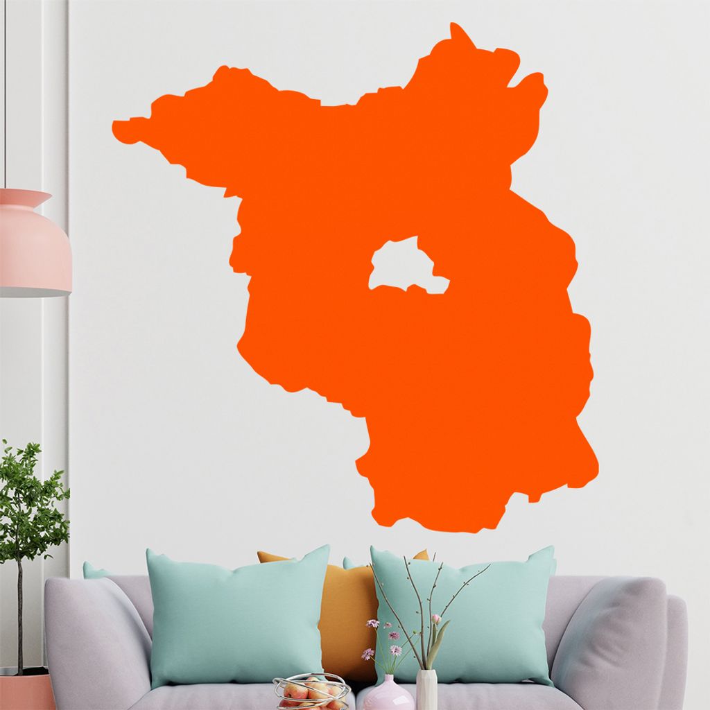 hauptsachebeklebt KIWISTAR Bundesland Brandenburg - Potsdam Spreewald Wandtattoo in 6 Größen - Wandaufkleber Wall Sticker - Dekoration, Küche, W...