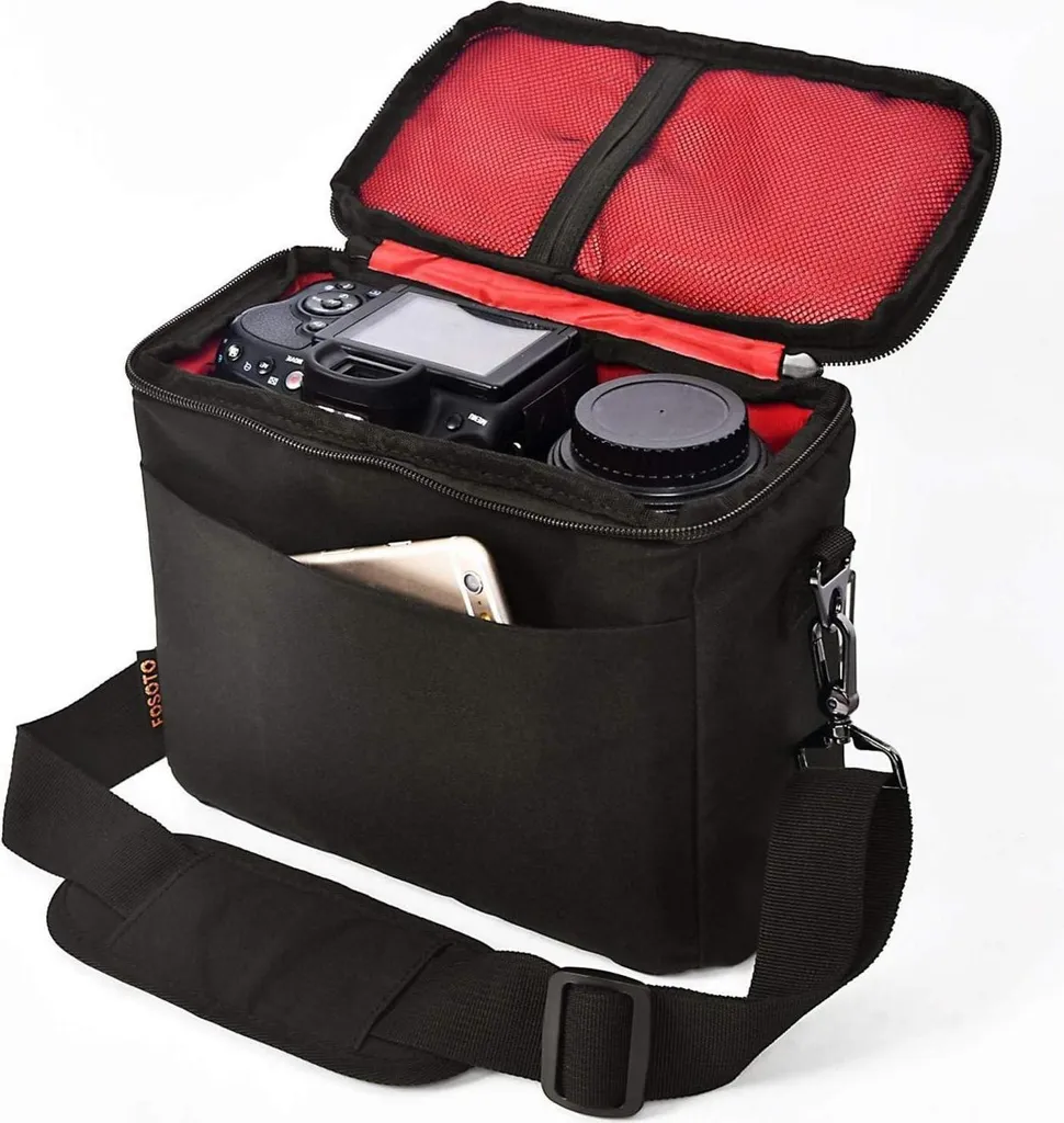 Etui Appareil Photo Reflex Numérique Noir Anti-Choc et Anti-Rayures