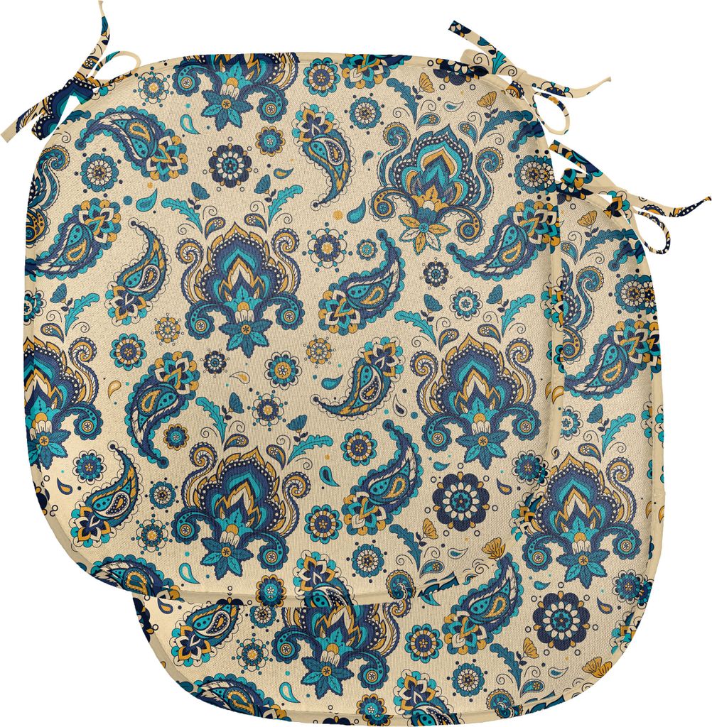 ABAKUHAUS Paisley Polster für Esszimmerstühle, Vintage Produktbild 