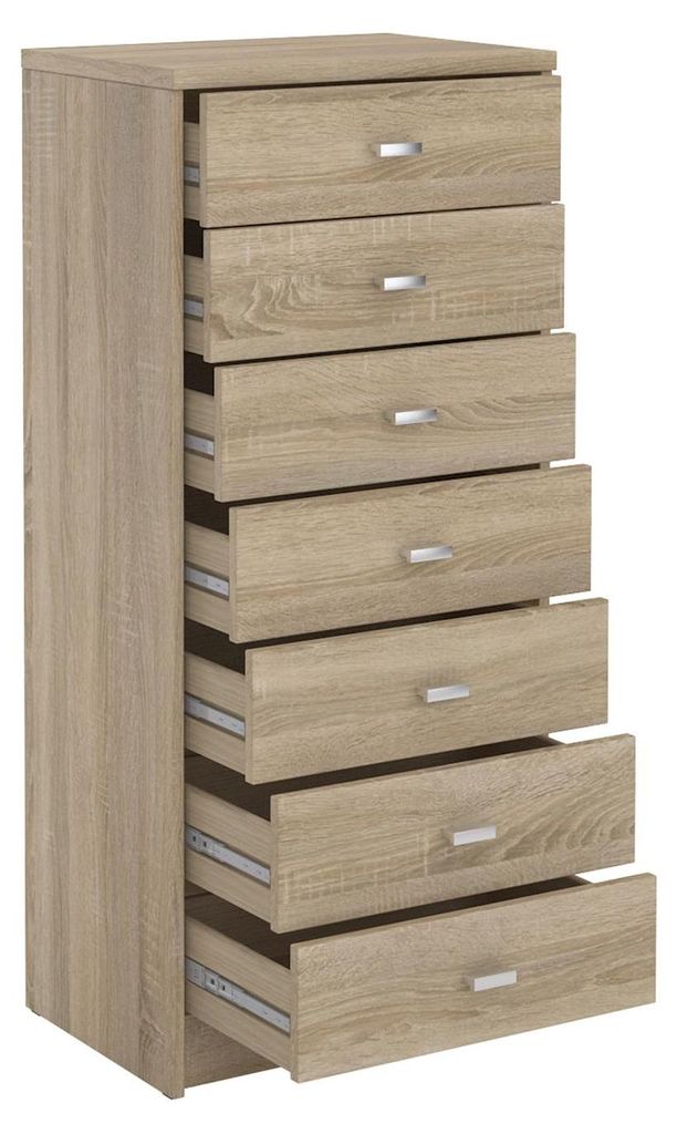 Schubladenschrank FEHMARN Hochschrank, Kommode mit 7 Produktbild 