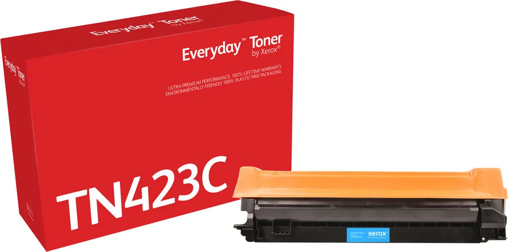 Cartouche toner cyan Xerox Everyday pour Brother TN423C haute capacité
