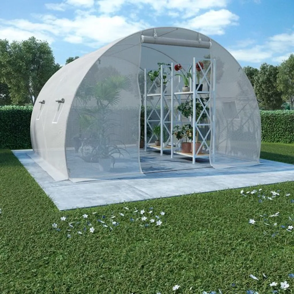 Serre de jardin anti-UV 9 m² pour protéger vos plantations du gel