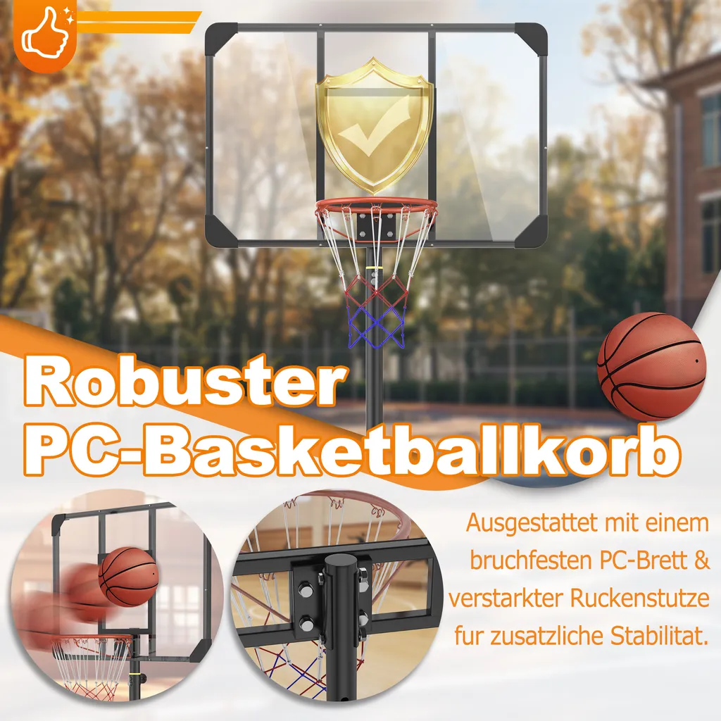 Panier de Basket Réglable : La Solution Mobile pour Jouer Partout Facilement - 3