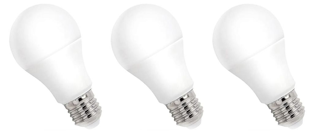 Spectrum LED-Lampe E27 13W - 230V - 1270 Lumen - 3000K Warmweiß - Gemütliches Licht - Energieeffizient - 3 Stück