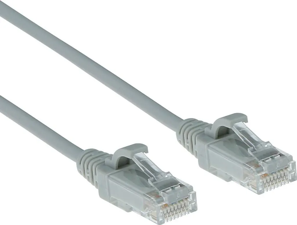 Logilink Cavo Patch EconLine CAT6 F/UTP 0,25m – Grigio, Plug & Play Per Reti Gigabit - 2