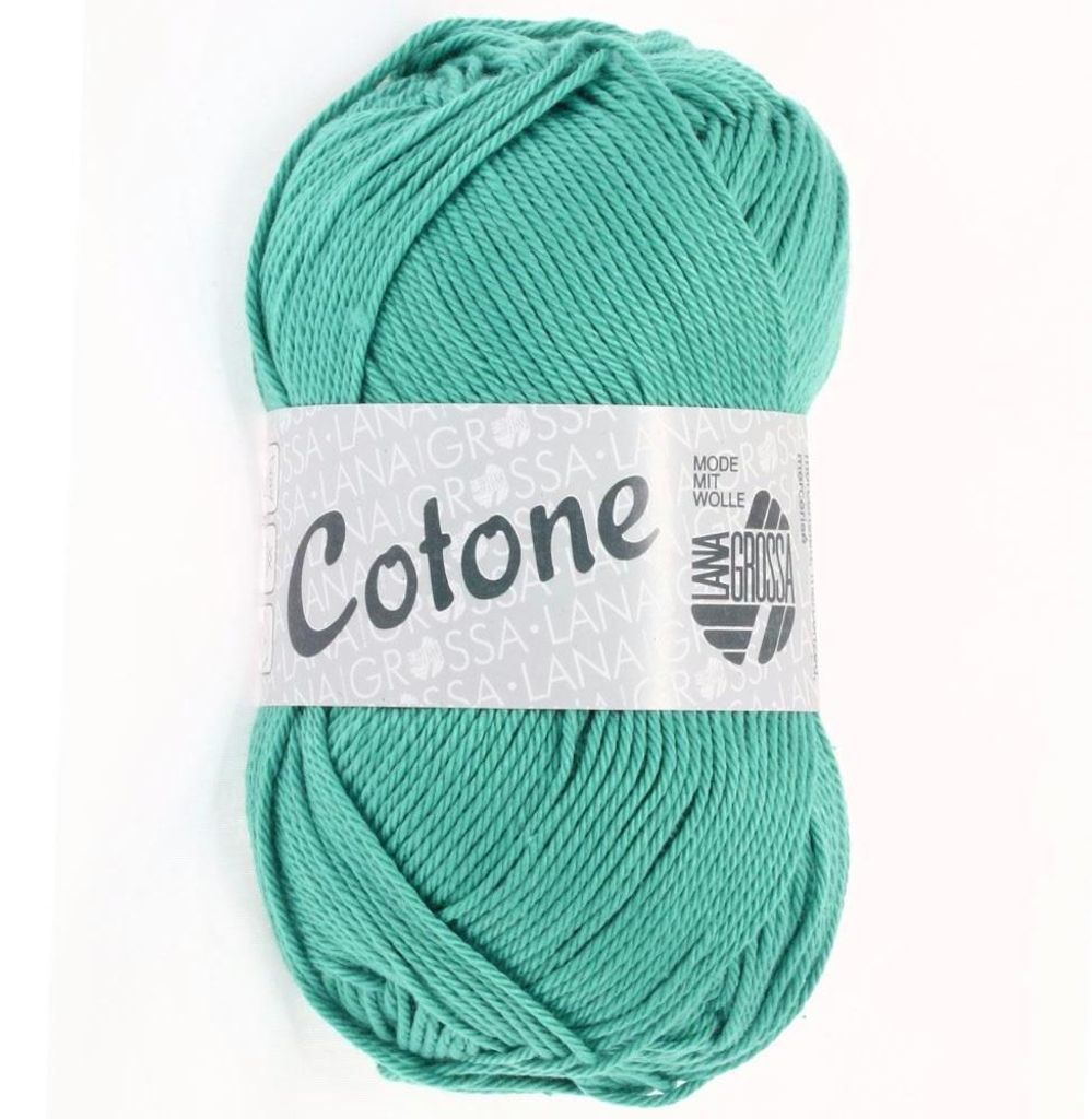 Lana Grossa - Cotone 0043 helles petrol Produktbild 