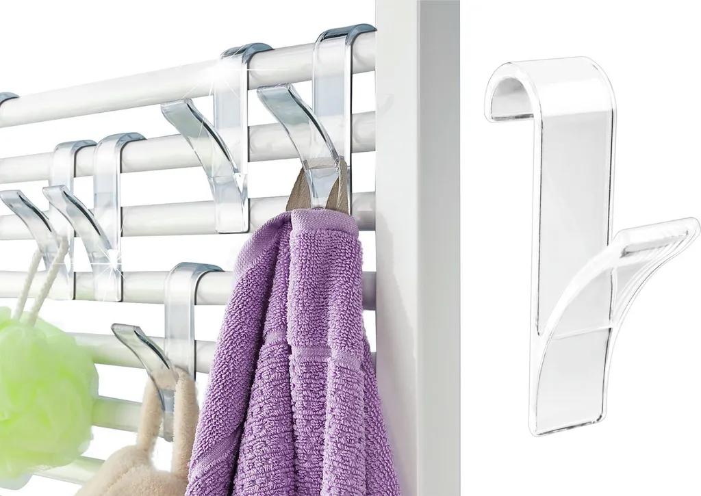 6 Ganci Rotondi per Scaldasalviette: Design Pulito e Massima Praticità
