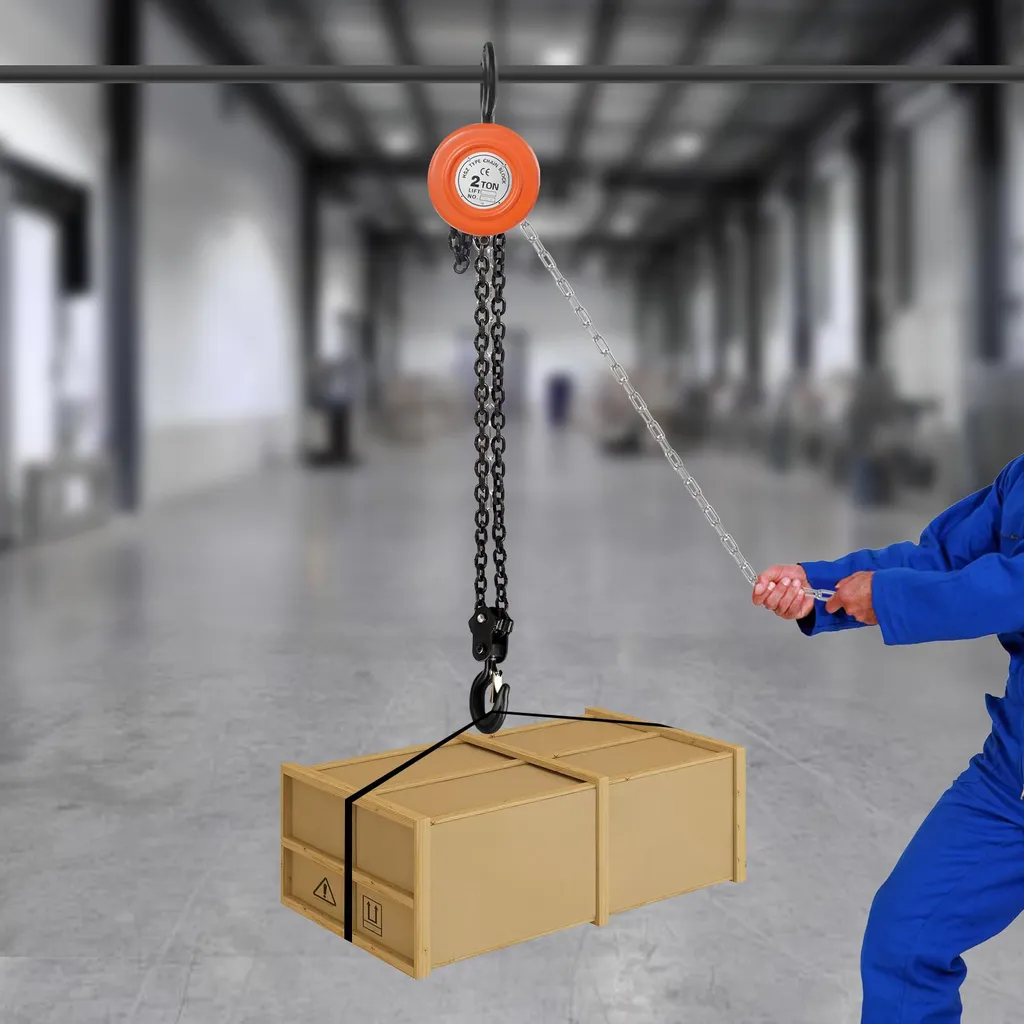 Palan à chaîne manuel 2 tonnes avec levage de 3m - Modèle Pro Industriel - 2