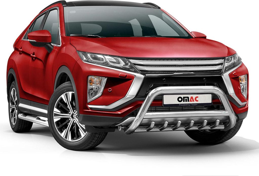 Frontbügel Frontschutzbügel für Mitsubishi Eclipse Cross 2017-2022 Silber ABE