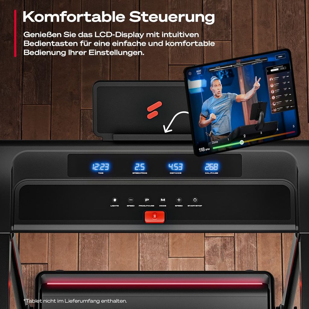 Sportstech Laufband sProRun | 16 km/h Treadmill | 11,5 % Produktbild 8