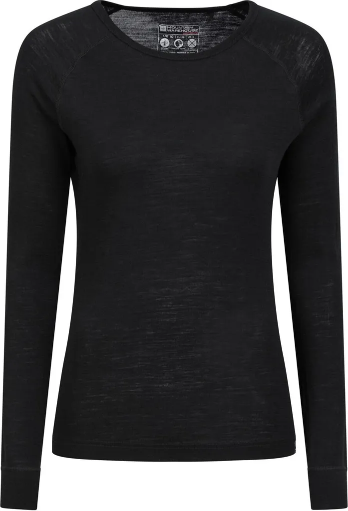 Maglia Termica Donna Merino II Mountain Warehouse MW1685 Nera 46
