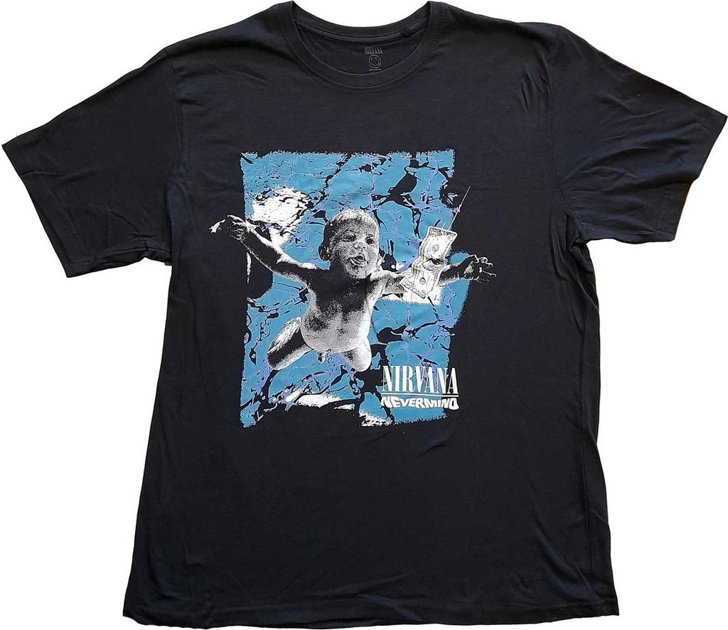 Nirvana - "Nevermind" T-Shirt für Herren/Damen Uni RO3782 (XL) (Schwarz)