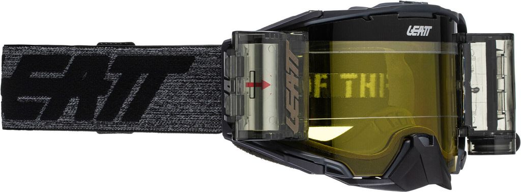 Leatt Roll-Off Motocross Brille Velocity 6.5 , Graphene - Dunkelgrau