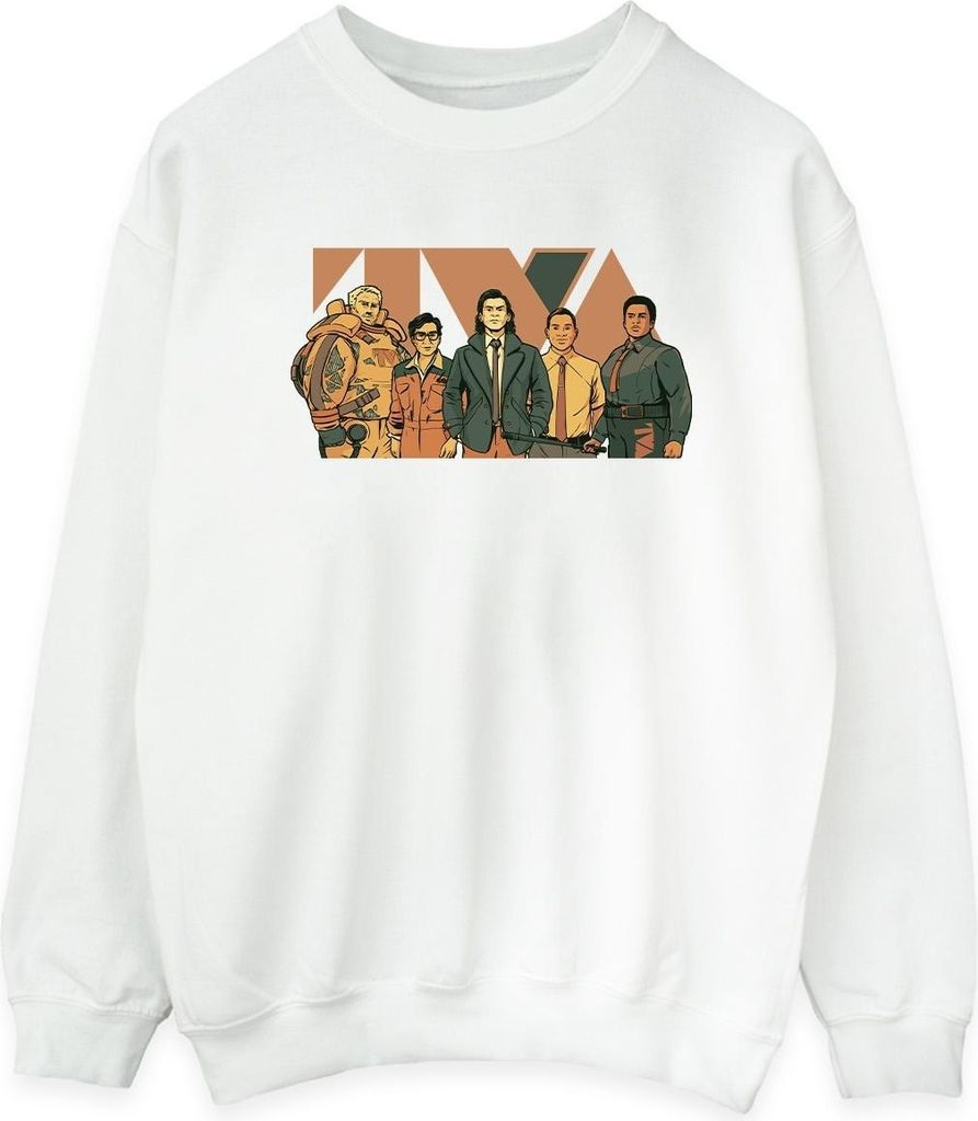 Marvel - "TVA" Sweatshirt für Damen BI23309 (S) (Weiß)