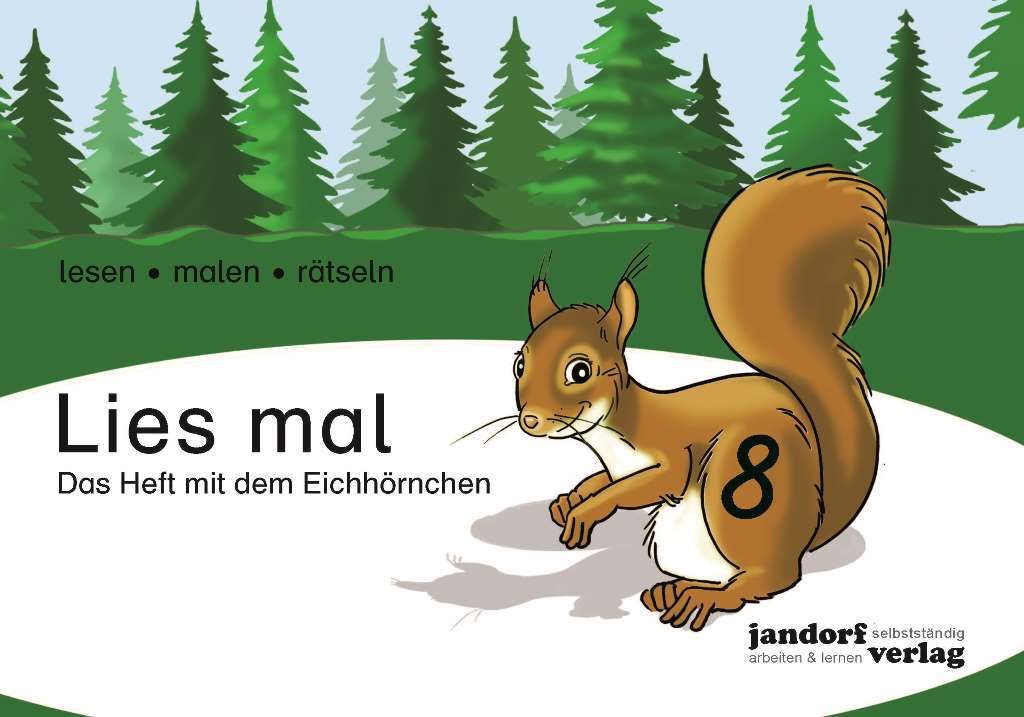 Lies mal 8 - Das Heft mit dem Eichhörnchen Image du produit 