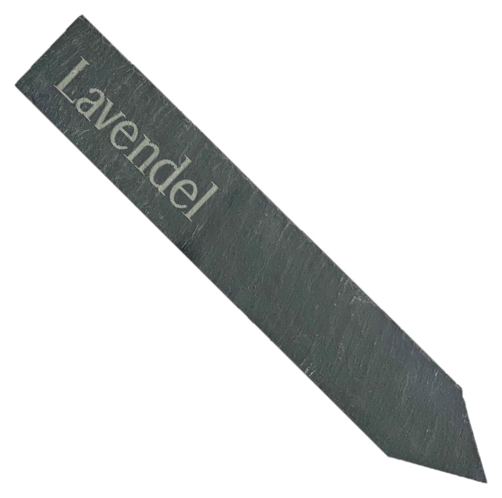 Pflanzenschild "Lavendel" Kräuterstecker Schiefer 19 cm graviert