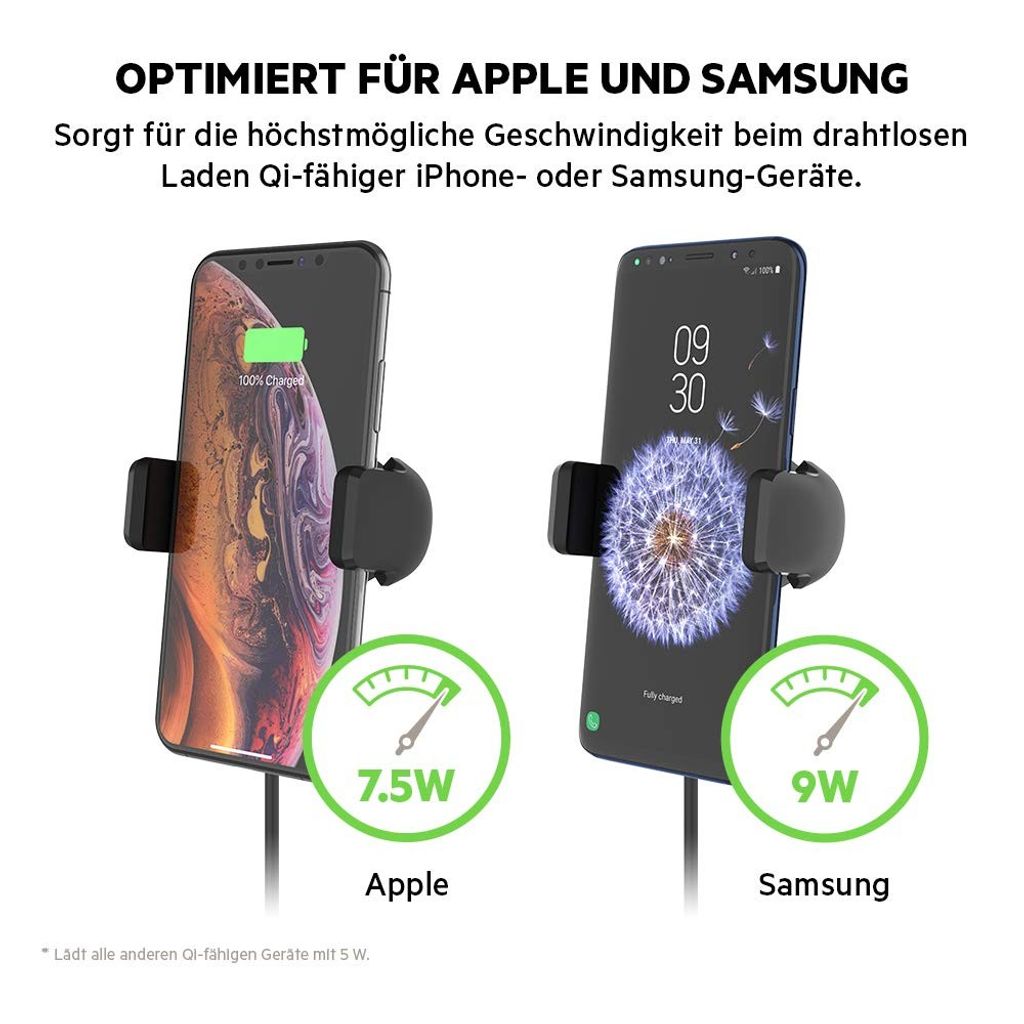 BELKIN BOOSTUP Wireless Charging QI Car mount Produktbild 6