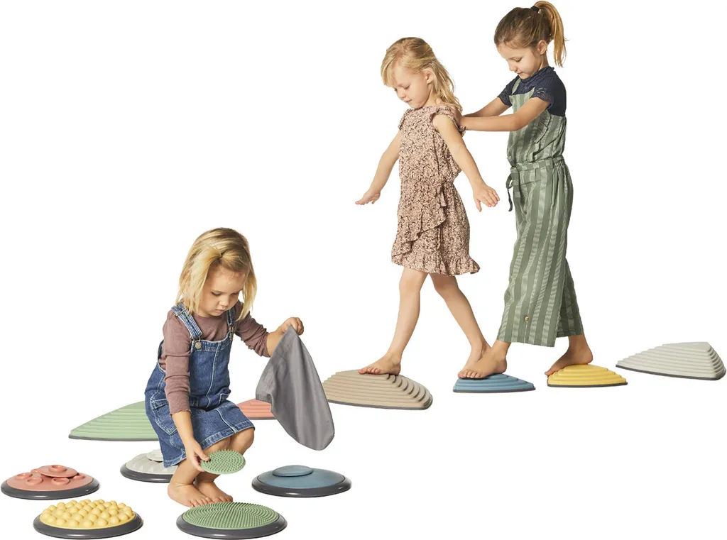 Développer l'équilibre de l'enfant avec Gonge NORDIC Pierres et Disques