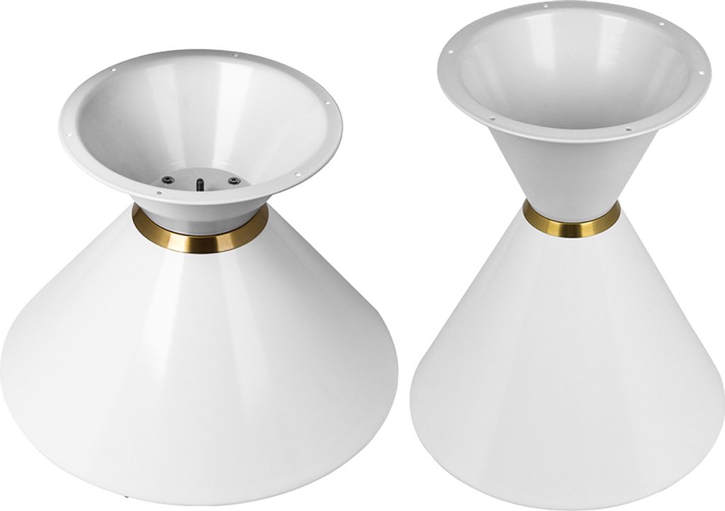 Metall Tischgestell DIY Sanduhrform Tischbasis H: 40 cm + 49 cm Weiß Ohne Platte 2er Set