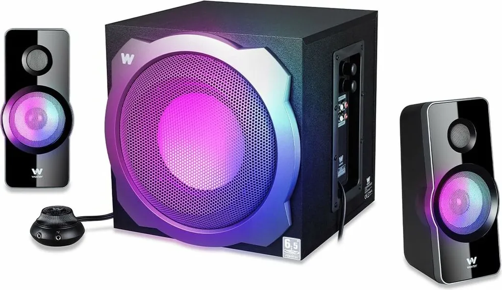 Woxter Big Bass 260 Altoparlanti RGB 2.1 150W Nero