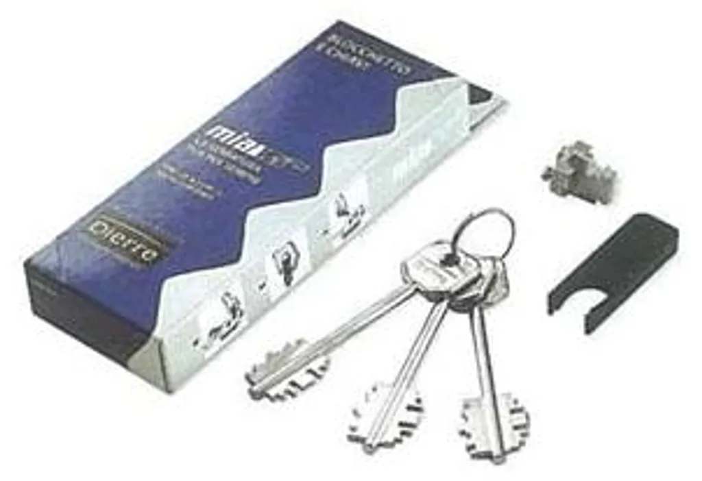 Jeu de clés de rechange scellé (BLO3110) avec 3 clés à double profil 92 mm