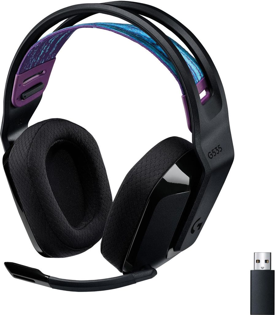G535 LIGHTSPEED Wireless Gaming-Headset, Schwarz Produktbild 