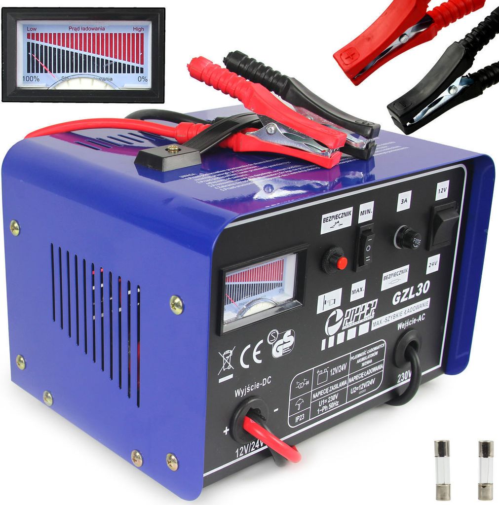 MAR-POL Nabíječka autobaterií 12/24V GZL-30 M82506 Obrázek produktu 9