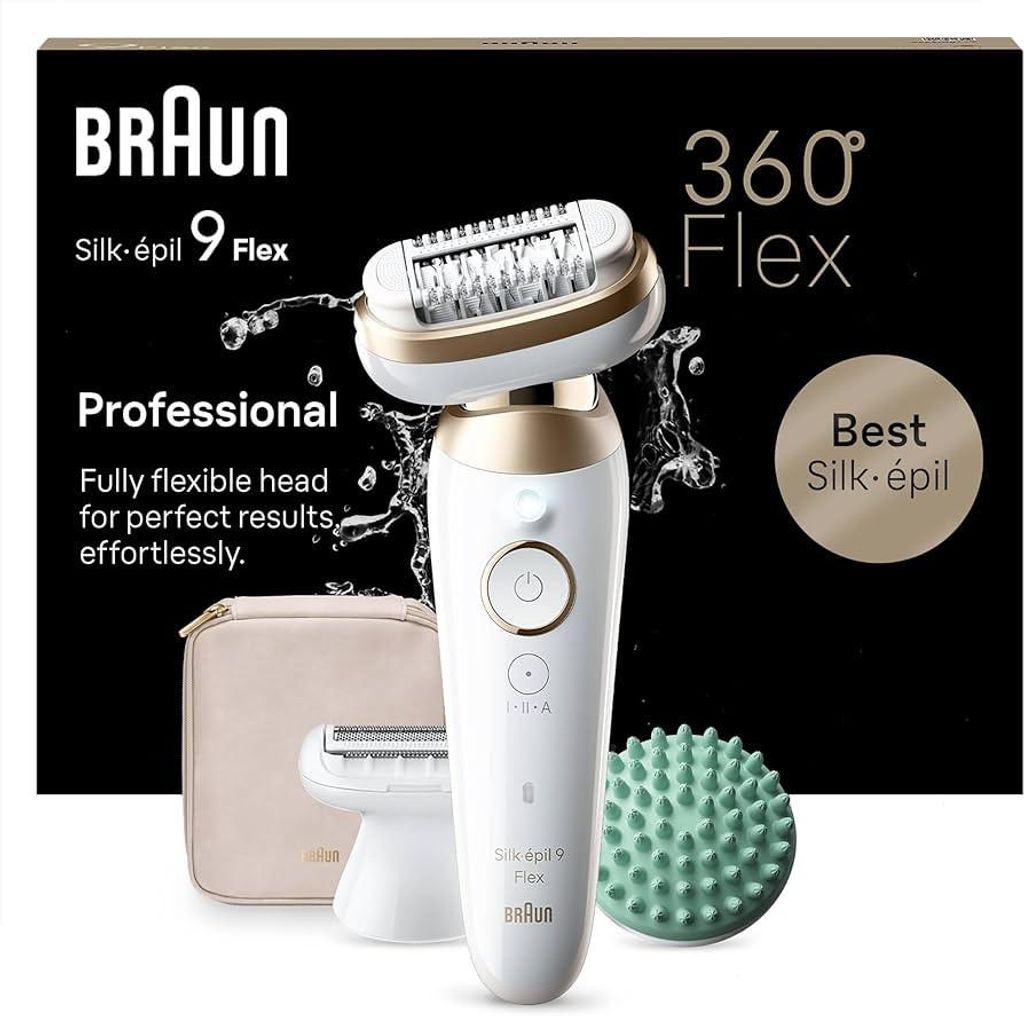 Épilateur BRAUN Silk·épil 9 Flex, Wet & Dry, couleur : Image du produit 