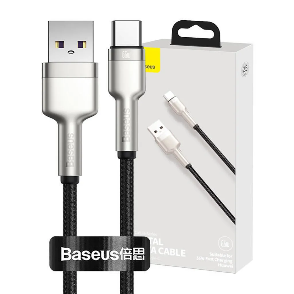 Baseus Cafule Cavo USB 2.0 0,25 m USB A USB C Nero