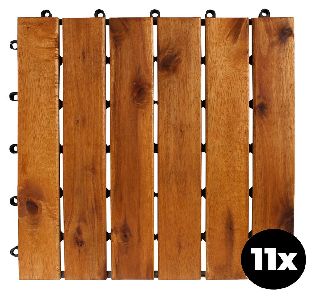 Linder Exclusiv Akáciové terasové dlaždice 30x30 cm 11 ks Obrázek produktu 
