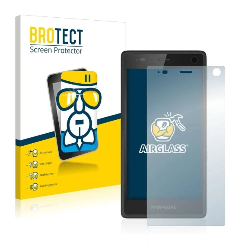 Pellicola Vetro BROTECT AirGlass per Fairphone 3, FP2, FP4 - Protezione 9H