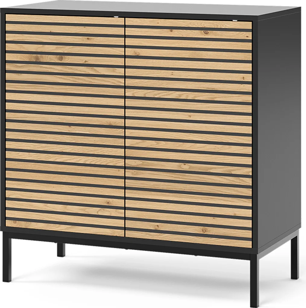 Petite commode 80cm Vicco Eliza : rangement compact et design solide