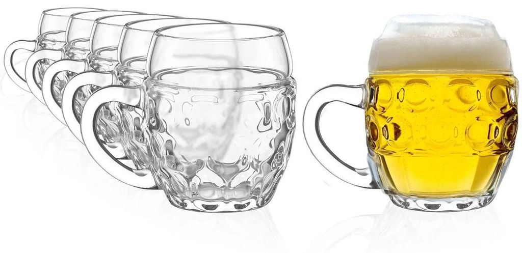 Bierglas, Bierkrug, Maßkrug, Bierseidel 6er Set Biergläser, Produktbild 