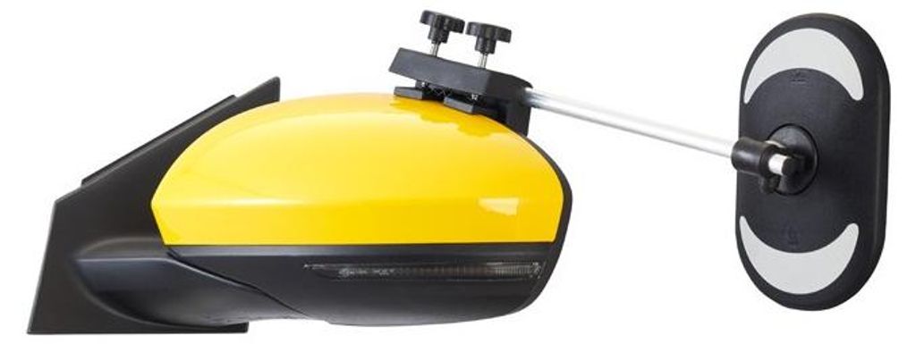 EMUK Caravanspiegel 100994 beidseitig Aluminium Gummi Produktbild 