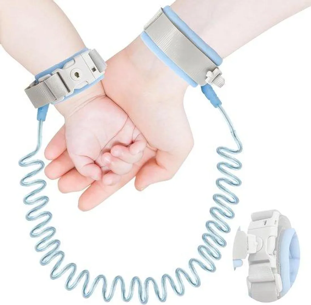 Harnais de Sécurité Enfant Bleu 1.5m - Laisse Anti-Perte de Voyage