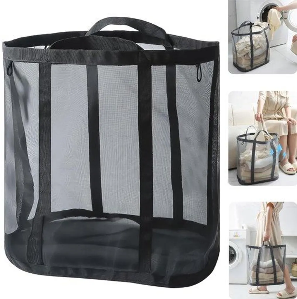 Panier à linge mural et pliable pour salle de bain et chambre d'enfant