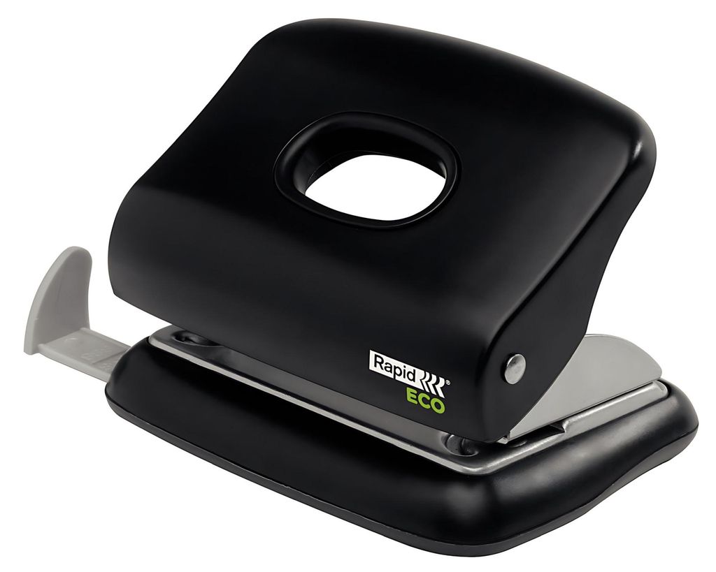 Rapid Locher Fashion ECO Stanzleistung: 20 Blatt schwarz Produktbild 
