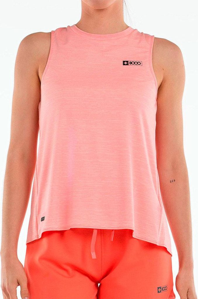 +8000 Var ärmelloses T-shirt Rosa S Frau Rosa S