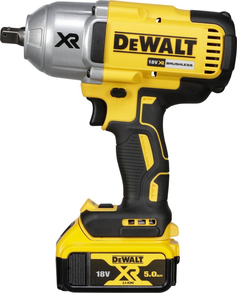 DeWALT DCF899P2-QW, Rázový uťahovák, Čierna, Žltá, 1/2", Obrázok produktu 