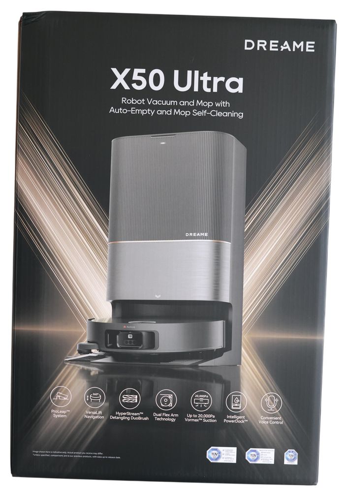 Dreame X50 Ultra, Combinatiemodel, Zwart, Roestvrij staal, Productafbeelding 