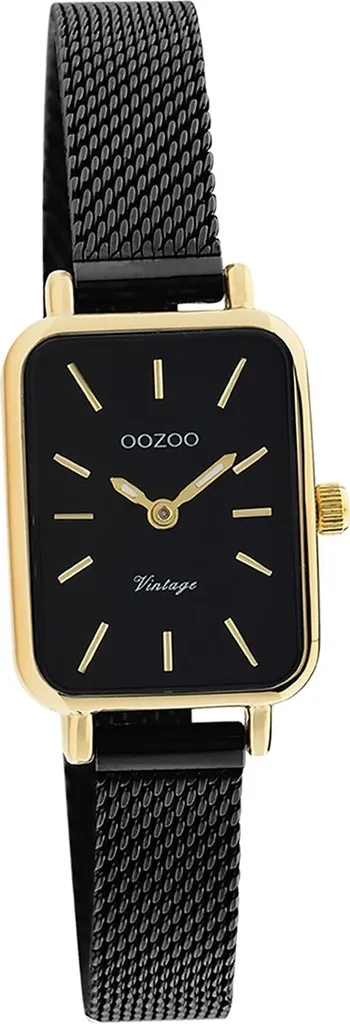 Montre Oozoo Vintage Series D2UOC20269 avec bracelet en maille noire
