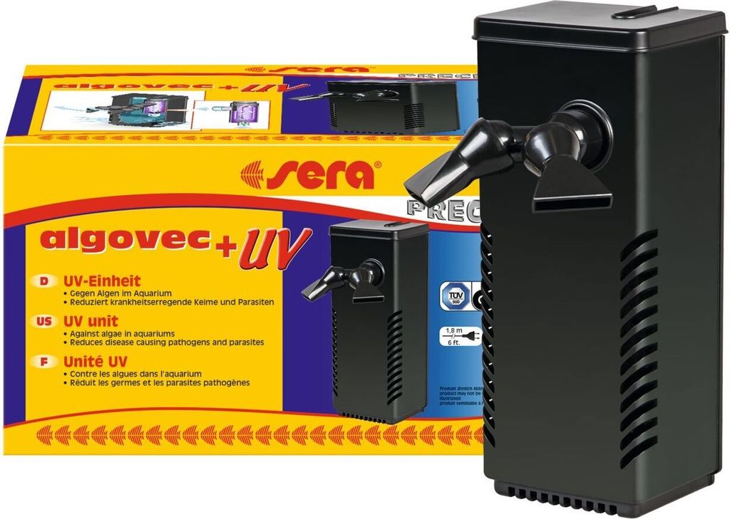 sera algovec UV | UV-C-System für Aquarien bis 100 l | Produktbild 