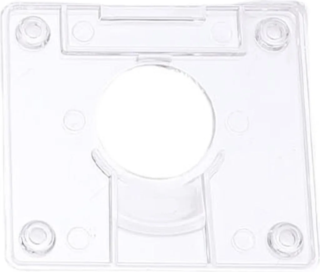 Base défonceuse 65mm anti-éclat avec plaque réversible et capot clair - 14