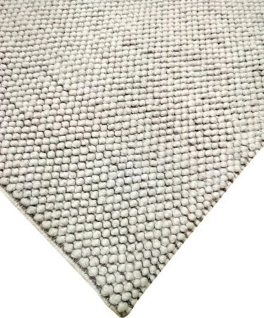 Tapis salon crème 160x230 cm anti-taches facile à nettoyer style Boho - 4