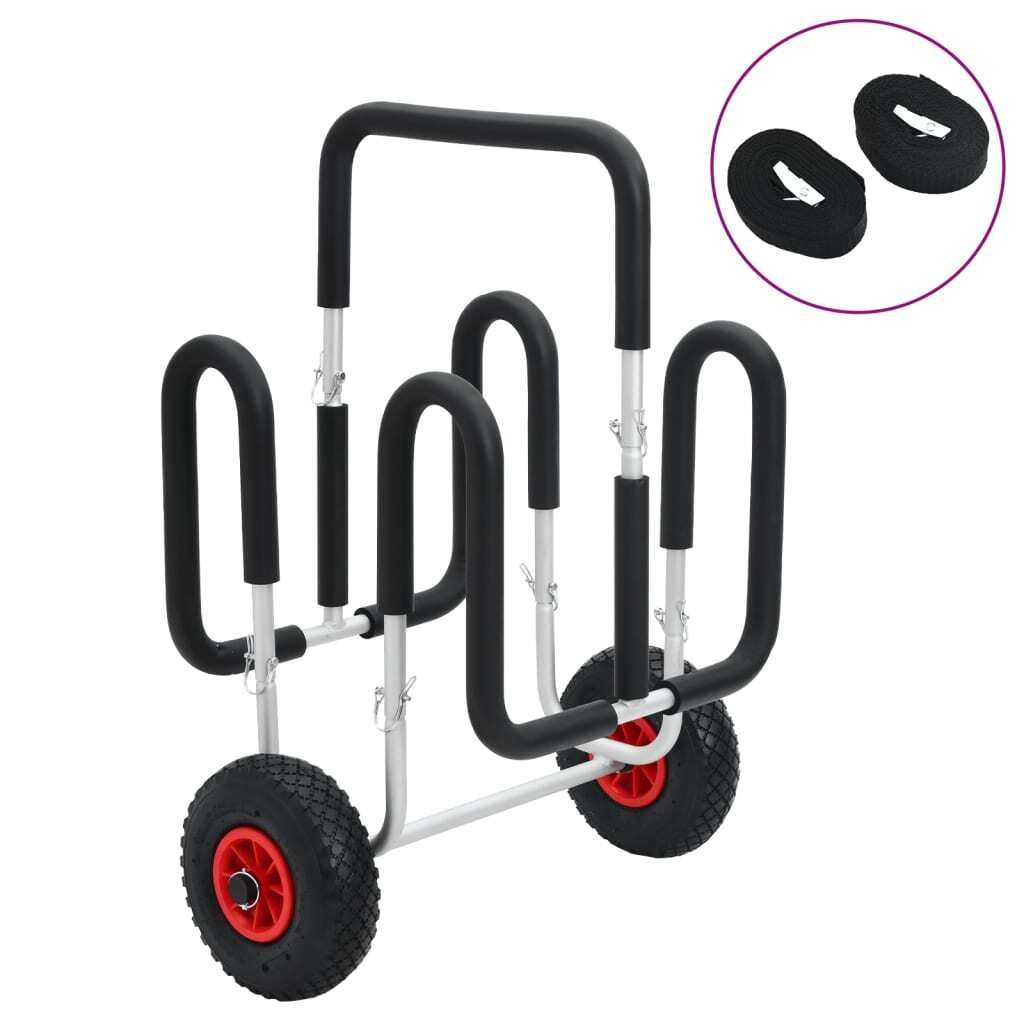 vidaXL SUP vozík pro 2 surfová prkna 90 kg hliník Obrázek produktu 