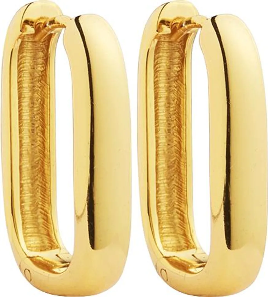 Créoles larges dorées pour femme style chunky hoop design moderne